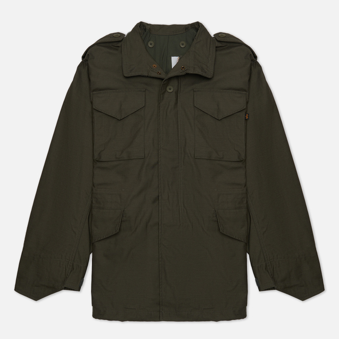 

Мужская демисезонная куртка Alpha Industries M-65 Field Coat оливковый, Размер XL, Зеленый, M-65 Field Coat