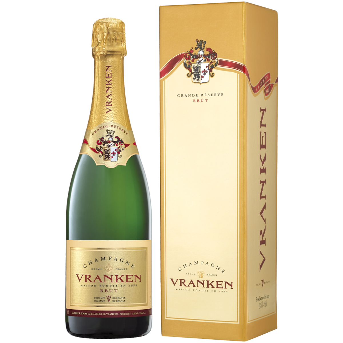 

Шампанское Vranken Grande Reserve Brut белое брют 0,75 л в подарочной упаковке