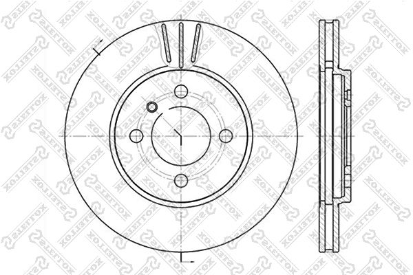 

6020-1509V-Sx_Диск Тормозной Передний Bmw E30/Z1 1.6-2.4D M10-M42 82-94