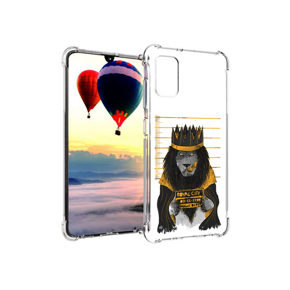 

Чехол MyPads Tocco для Samsung Galaxy A41 лев в законе (PT147427.483.435), Прозрачный, Tocco