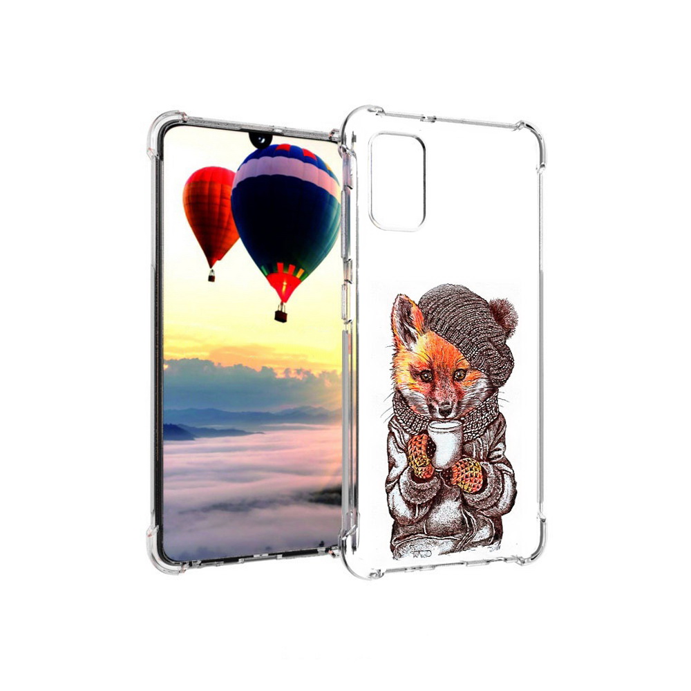

Чехол MyPads Tocco для Samsung Galaxy A41 лиса в шапке (PT147427.483.437), Tocco