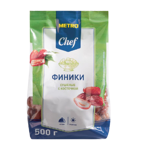 

Финики Metro Chef с косточкой 500 г