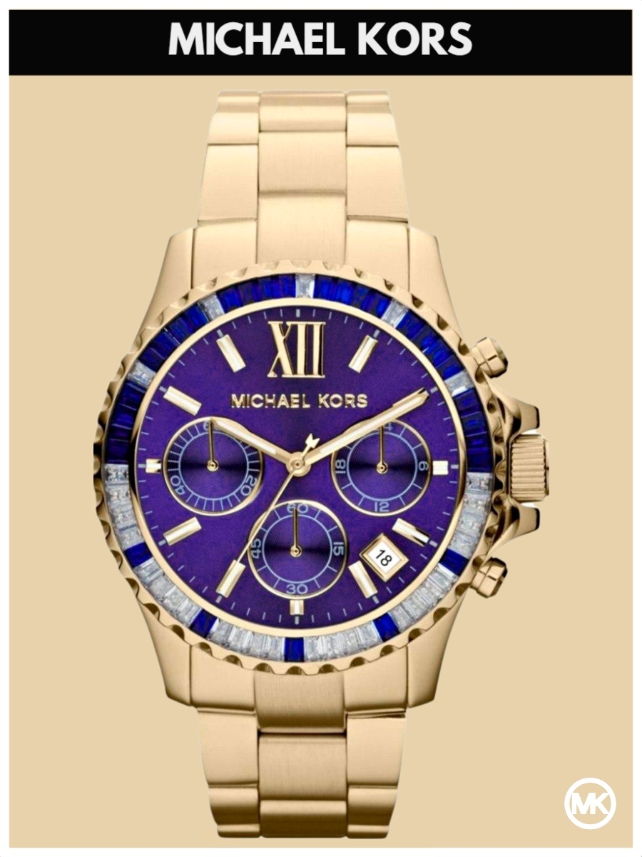 

Наручные часы женские Michael Kors M5754K золотистые, M5754K