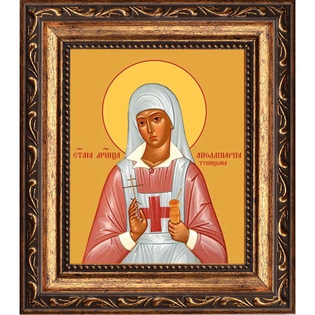 

Аполлинария Тупицына Святая мученица. Икона на холсте.
