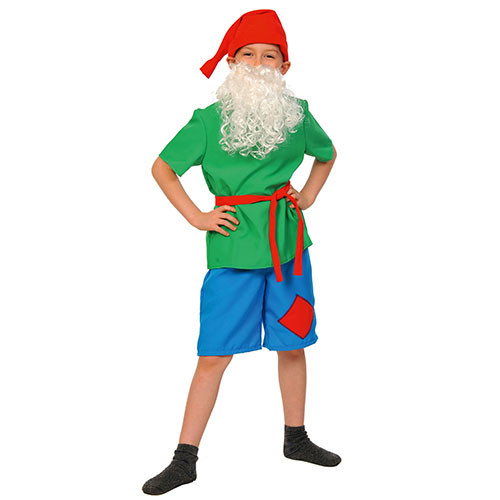 фото Карнавальный костюм гном добряк для мальчика, рост 128 карнавалофф