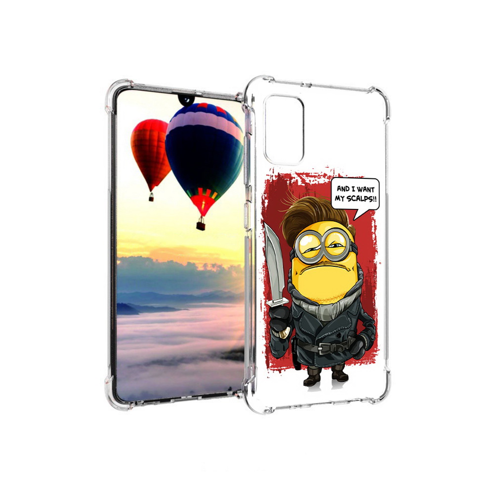 

Чехол MyPads Tocco для Samsung Galaxy A41 миньон убийца (PT147427.483.477), Прозрачный, Tocco
