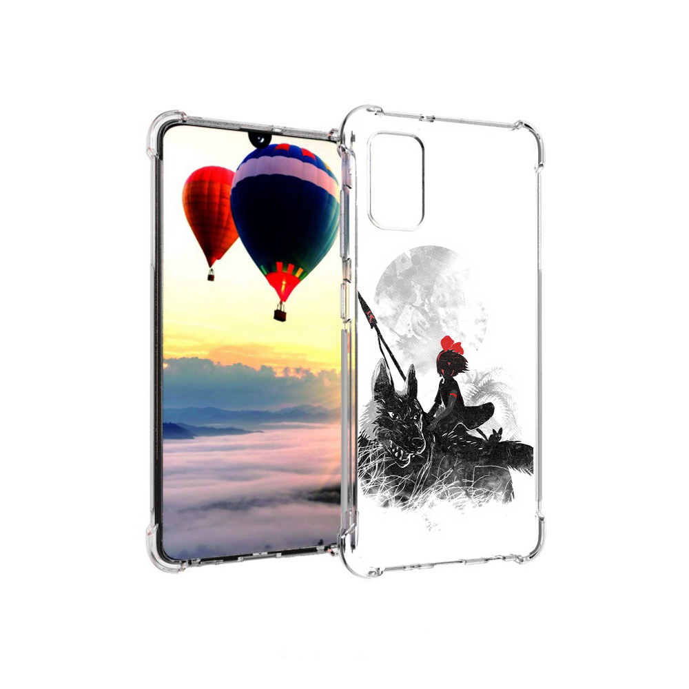 

Чехол MyPads Tocco для Samsung Galaxy A41 мононоке (PT147427.483.481), Прозрачный, Tocco