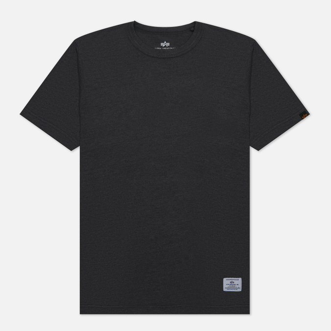 

Мужская футболка Alpha Industries Essential Crew Neck серый, Размер M, Essential Crew Neck