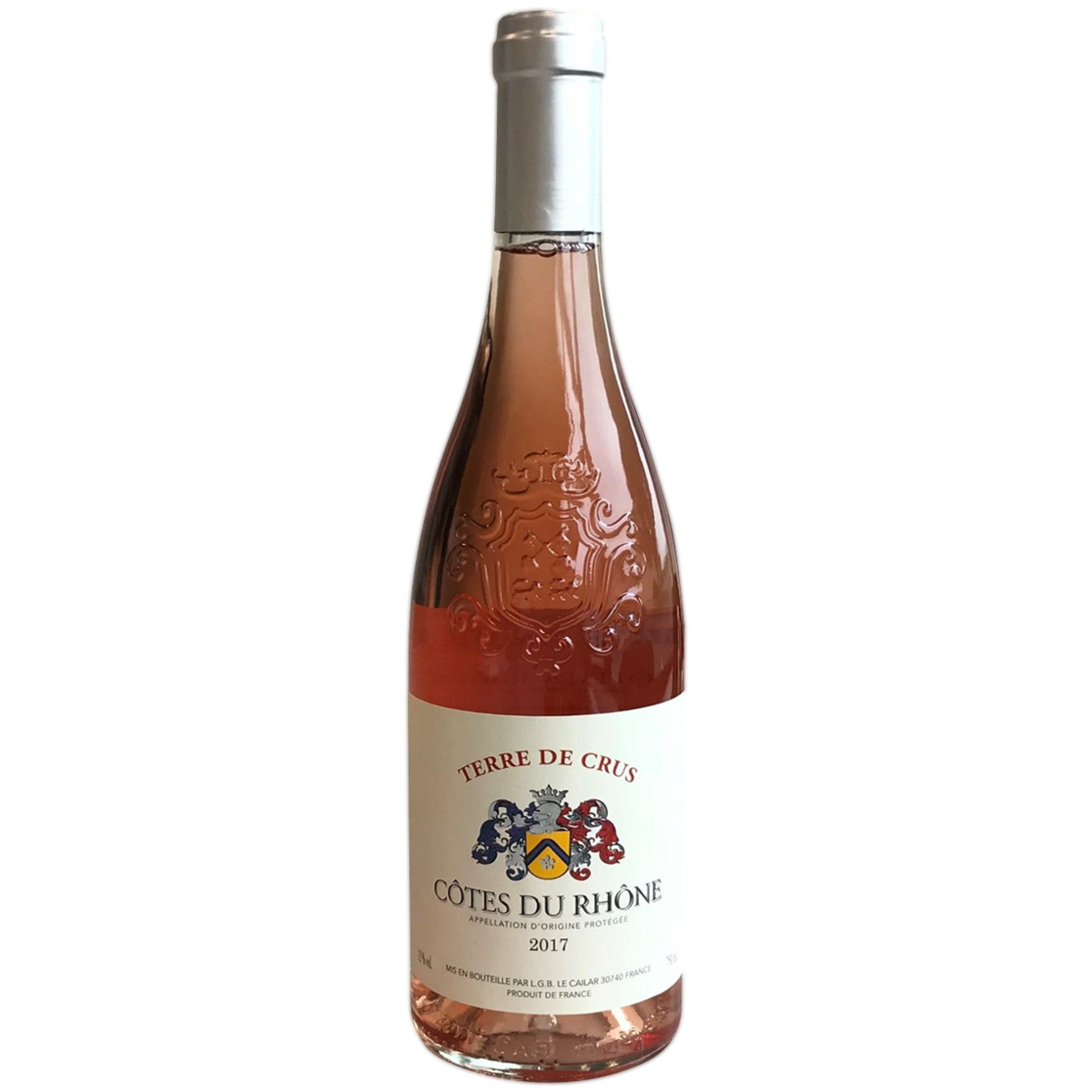 

Вино Terre De Crus Cotes Du Rhone розовое сухое 0,75 л
