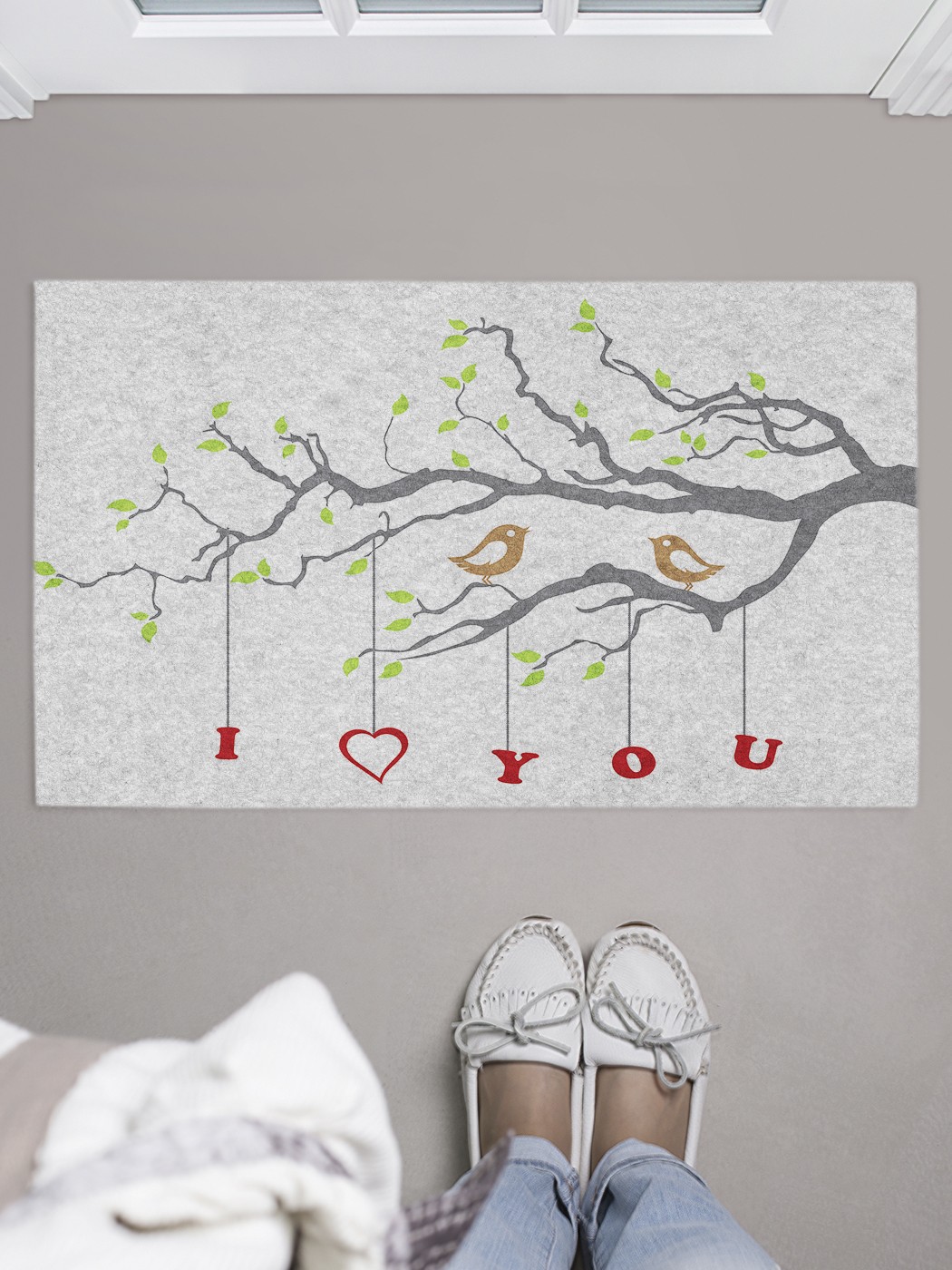 

Придверный коврик в прихожую для обуви, на резиновой основе, 75x45 см door_46215 JoyArty