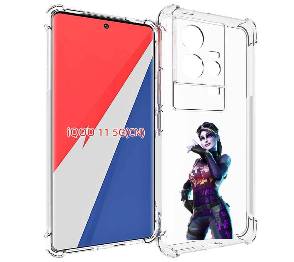 

Чехол MyPads Fortnite-3 для Vivo iQOO 11, Прозрачный, Tocco