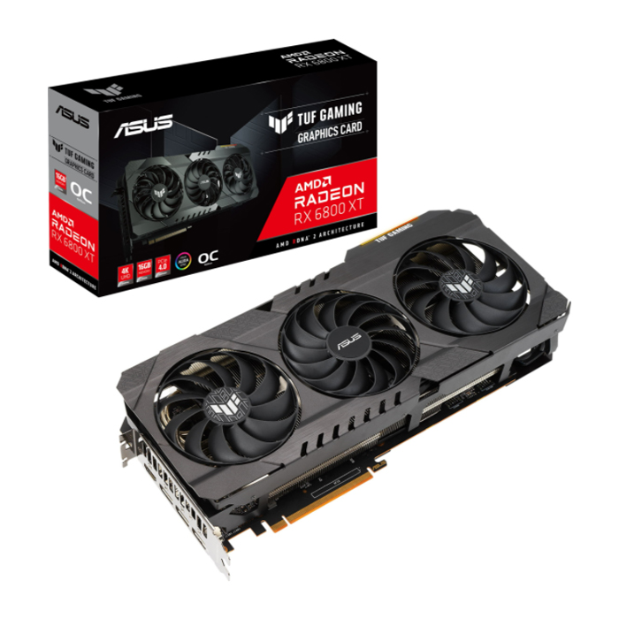 фото Видеокарта asus amd radeon rx 6800 xt tuf gaming oc (tuf-rx6800xt-o16g-gaming)