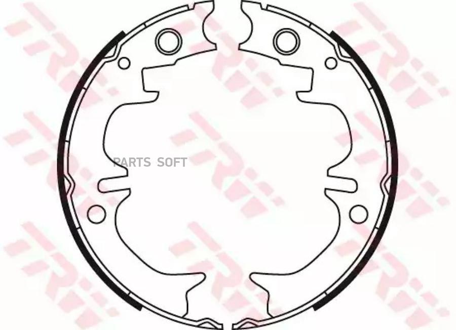 

Колодки Барабанные Ручника Toyota Camry 1.4-1.8 02> Gs8714 [4655020060]
