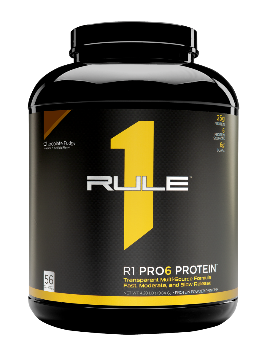 фото Протеин многокомпонентный rule one pro6 protein "шоколадная помадка" (1,8 кг) rule one proteins