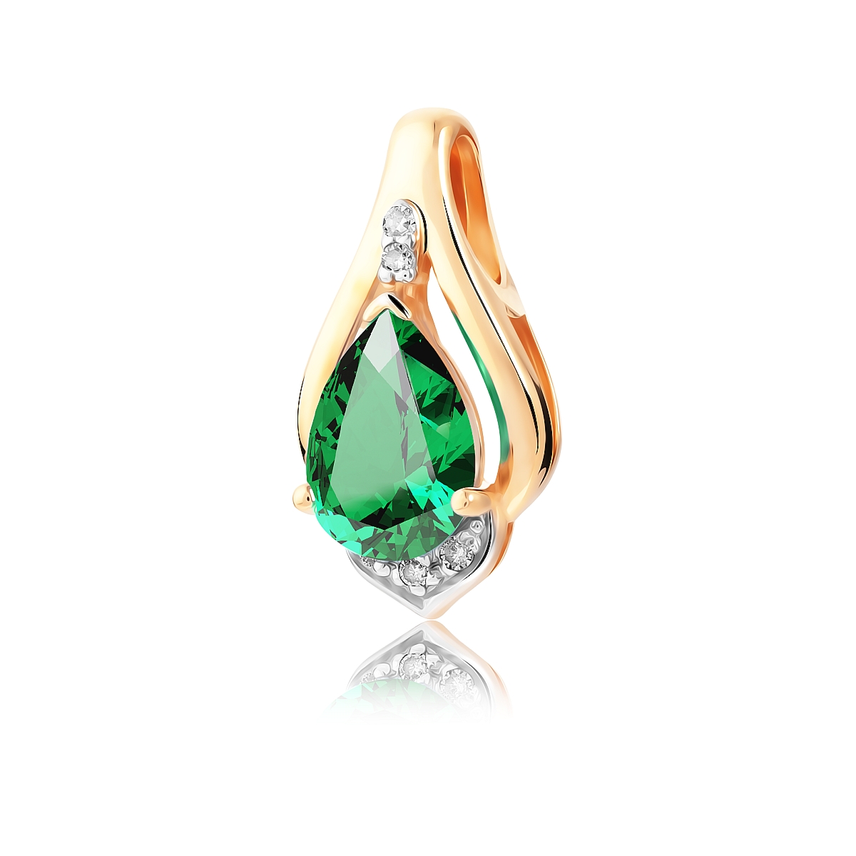 

Бегунок из золота с изумрудом VALTERA 089939, 089939