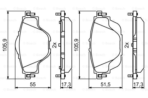 

Колодки Торм Диск К-Т Citroen C4Picasso C4Grandpicasso Peugeot 308 3008