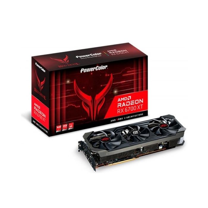 Видеокарта PowerColor AMD Radeon RX 6700 XT Red Devil (AXRX 6700XT 12GBD6-3DHE/OC)