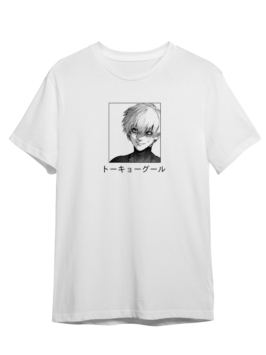 фото Футболка унисекс сувенирshop токийский гуль/tokyo ghoul 1 белая 2xl (52-54)