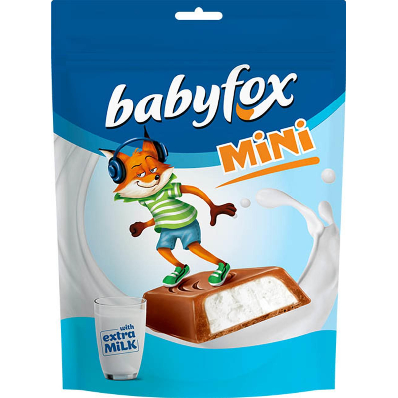 Конфеты шоколадные BABYFOX c молочной начинкой, 120г (КЕК804), (2шт.)