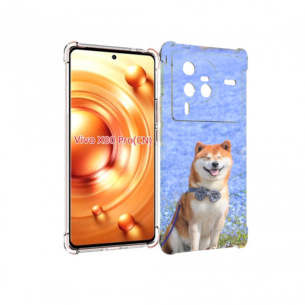 

Чехол MyPads сиба шиба ину 2 для Vivo X80 PRO, Прозрачный, Tocco