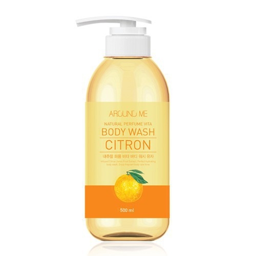 Гель для душа Welcos Around Me Natural Perfume Vita Body Wash Yuja (500 мл) смываемая гель краска для волос vita udin super 50 мл фиолетовый оттенок