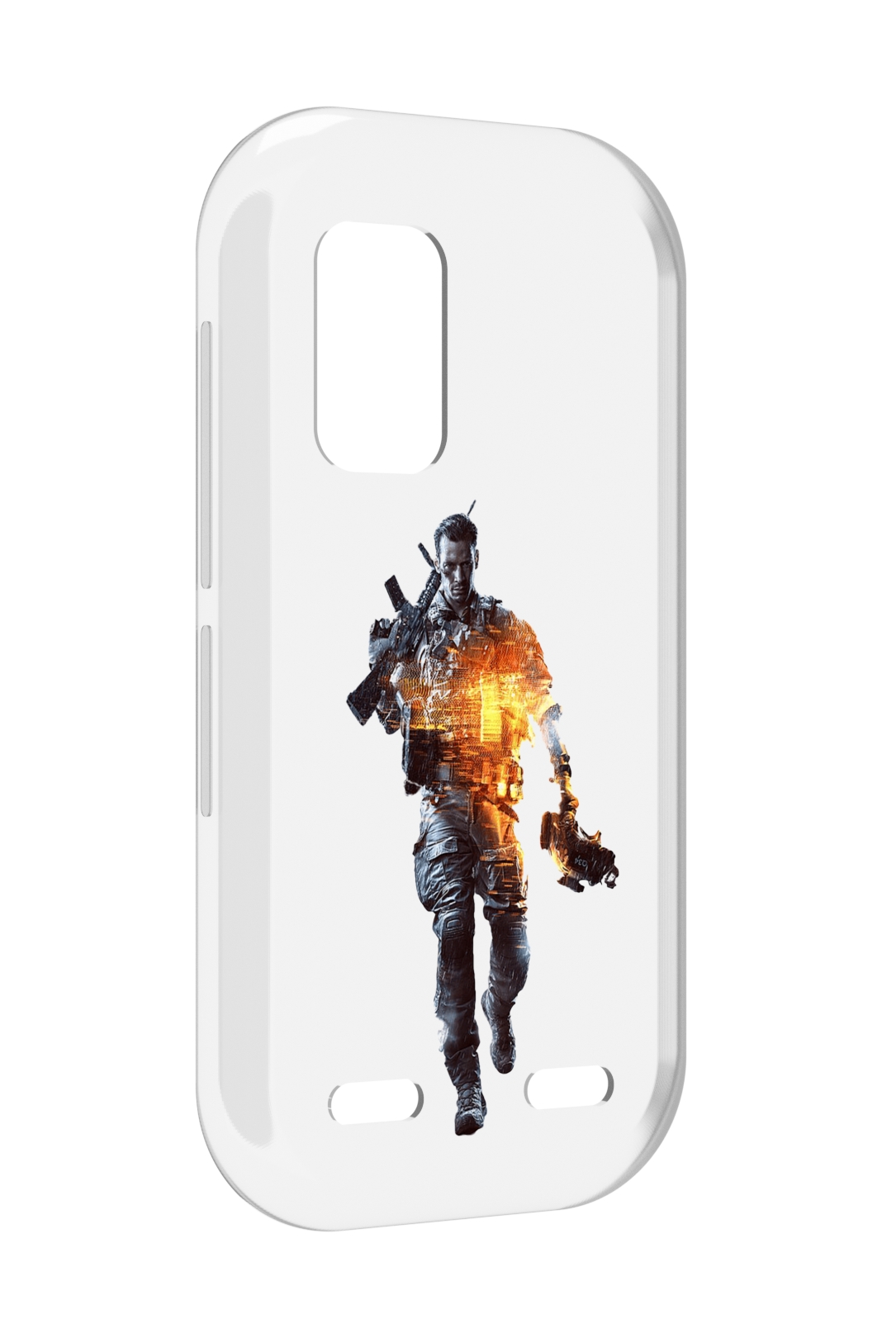 

Чехол MyPads Battlefield-4 мужской для UleFone Armor X10 / X10 Pro, Прозрачный, Tocco