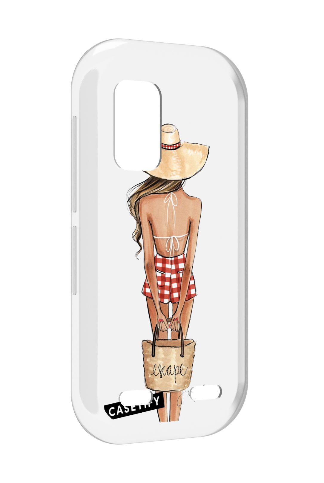 

Чехол MyPads CASETiFY женский для UleFone Armor X10 / X10 Pro, Прозрачный, Tocco