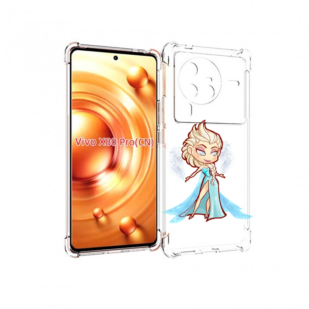 

Чехол MyPads снежная-принцесса женский для Vivo X80 PRO, Прозрачный, Tocco