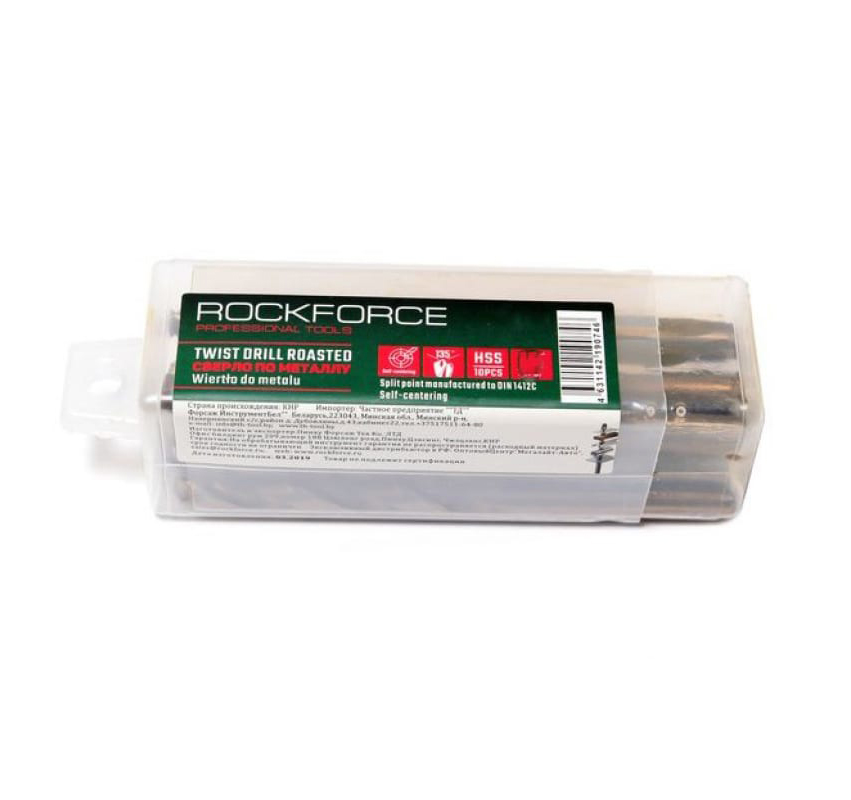 

Сверло По Металлу 5.5Мм Hss Cobalt (10Шт.) Rockforce ROCK FORCE арт. RF-DSP55H