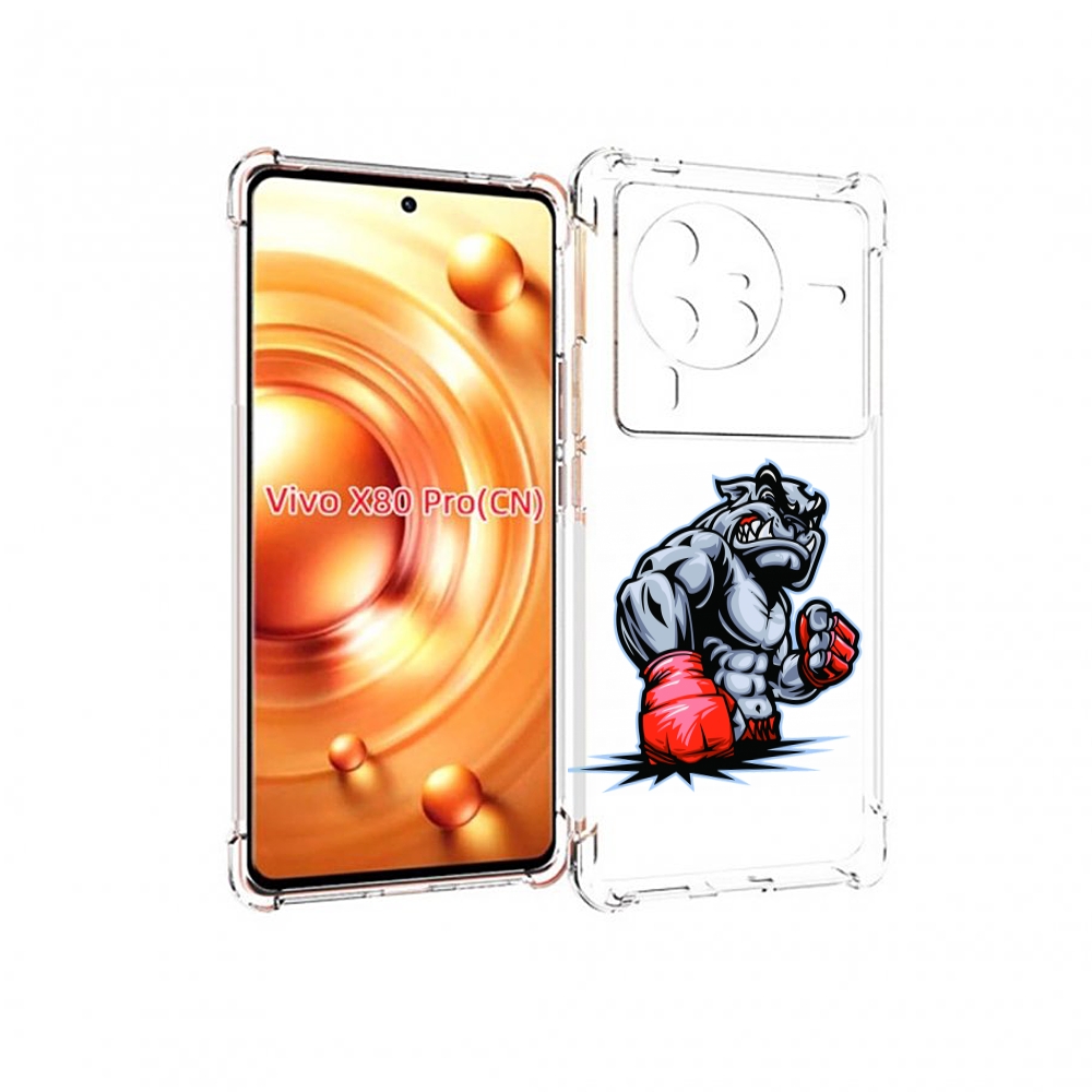 

Чехол MyPads собака-боксер для Vivo X80 PRO, Прозрачный, Tocco