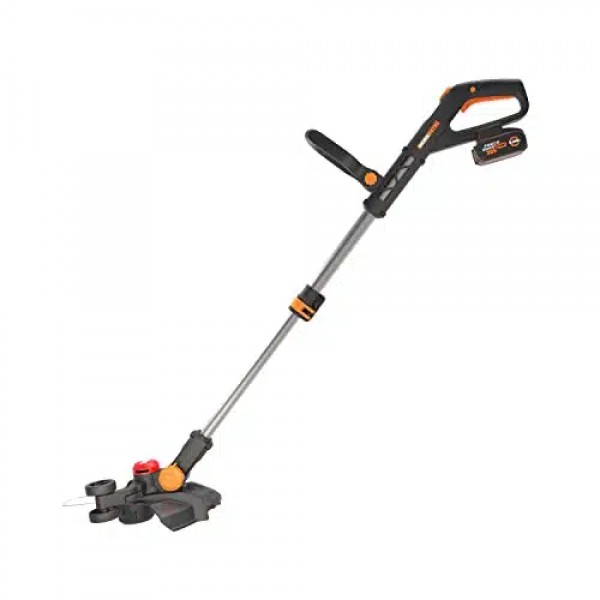 Триммер аккумуляторный бесщёточный WORX WG173E, 20В, 33см, 4Ач х1, ЗУ 2А