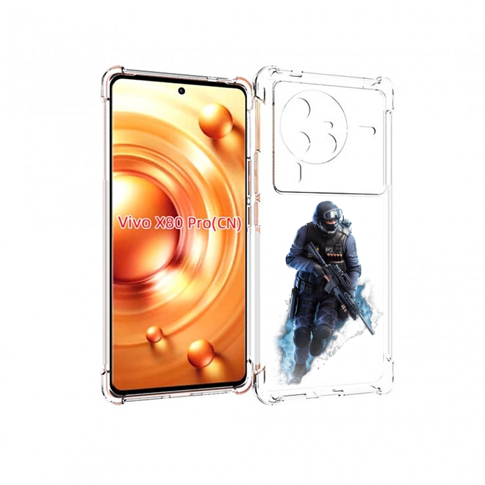 

Чехол MyPads спецназ-ксго для Vivo X80 PRO, Прозрачный, Tocco