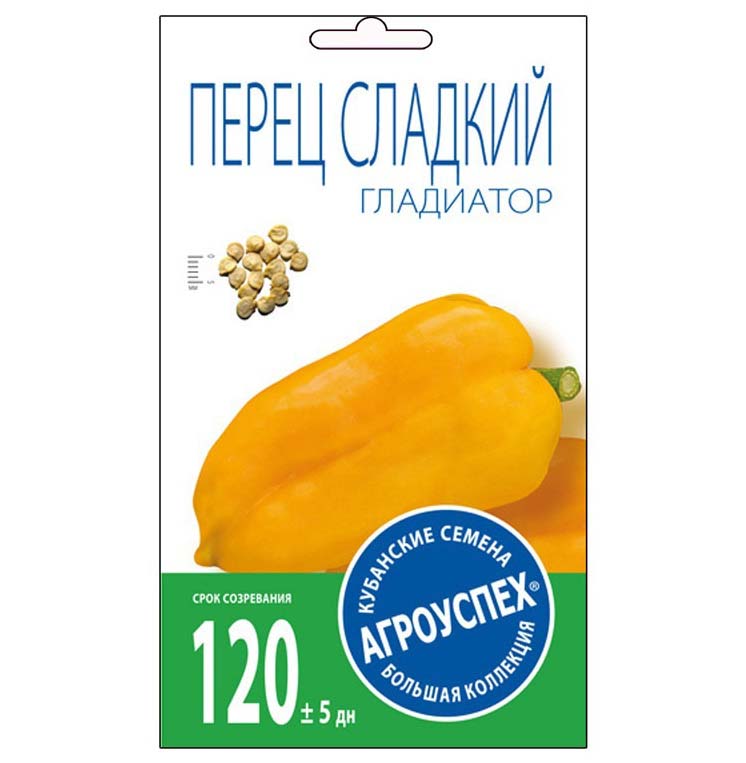 

Семена перец сладкий Гладиатор Агроуспех