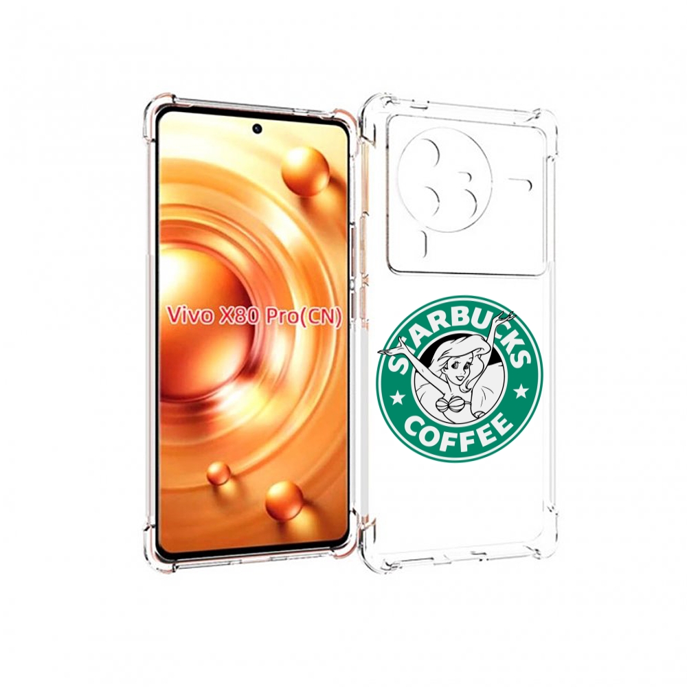 

Чехол MyPads старбакс-кофее для Vivo X80 PRO, Прозрачный, Tocco
