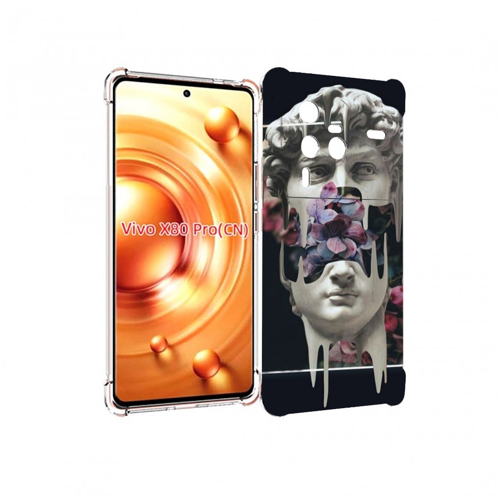 

Чехол MyPads статуя-с-цветами-внутри для Vivo X80 PRO, Прозрачный, Tocco