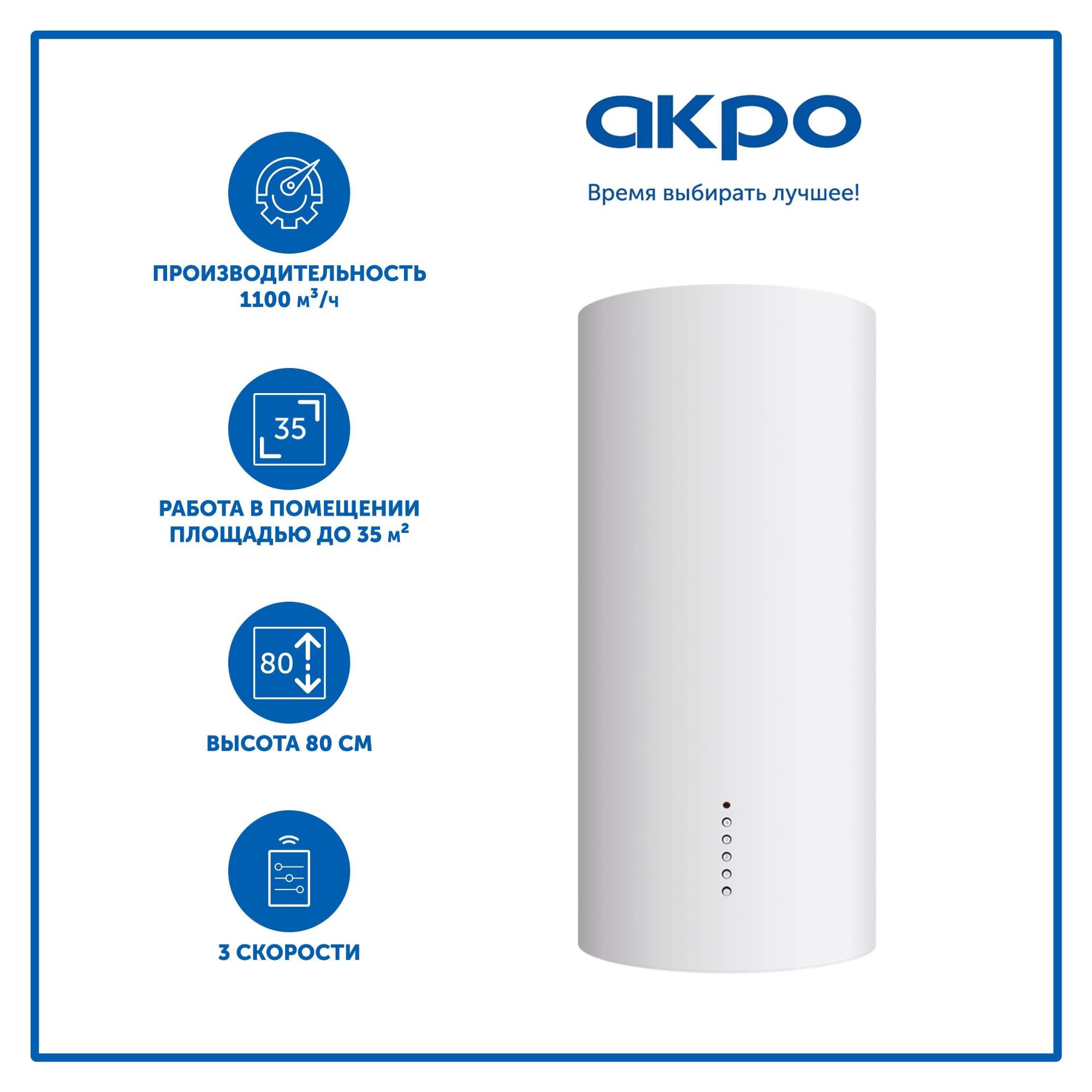 

Вытяжка настенная AKPO WK-4 Balmera WL 40 см белая, Белый, WK-4 Balmera WL
