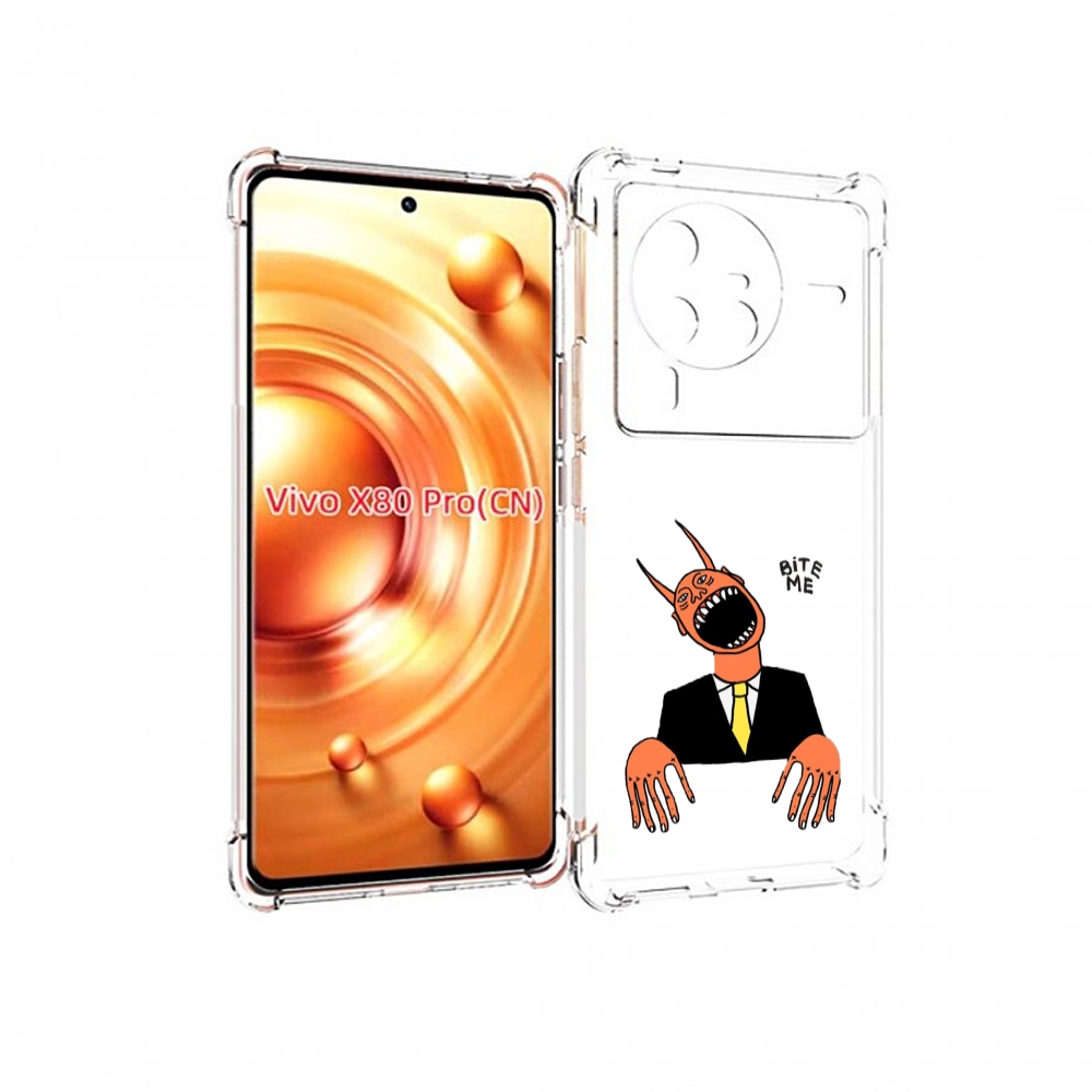 

Чехол MyPads странный чертик с длинными пальцами для Vivo X80 PRO, Прозрачный, Tocco