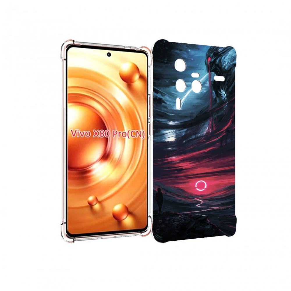 

Чехол MyPads страшный мир для Vivo X80 PRO, Прозрачный, Tocco