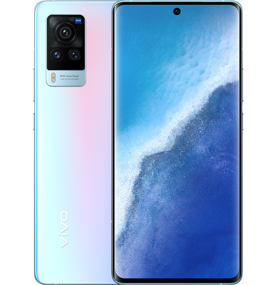 фото Смартфон vivo x60 pro shimmer blue