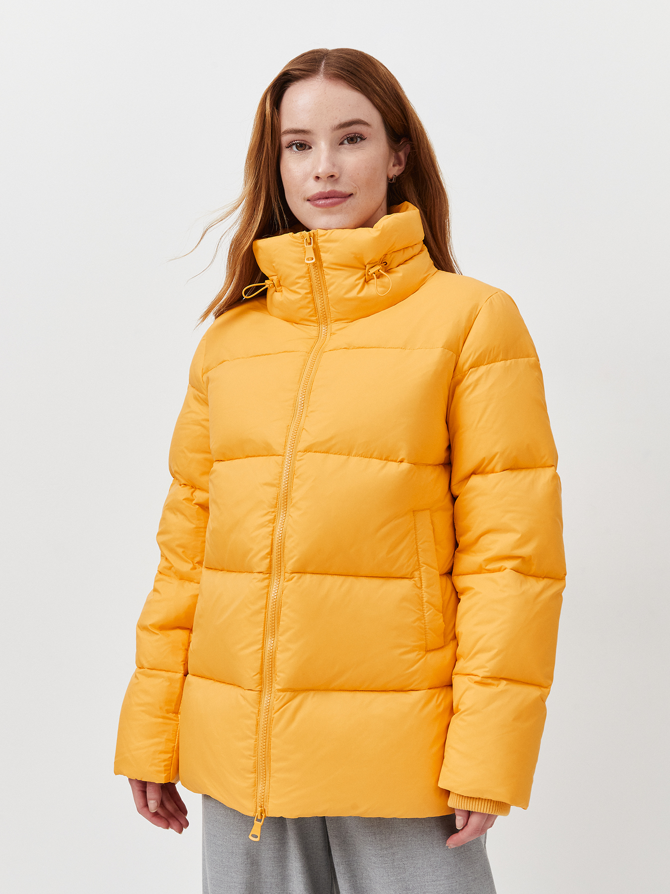 

Куртка женская Just Clothes 443618 желтая 44 RU, Желтый, 443618