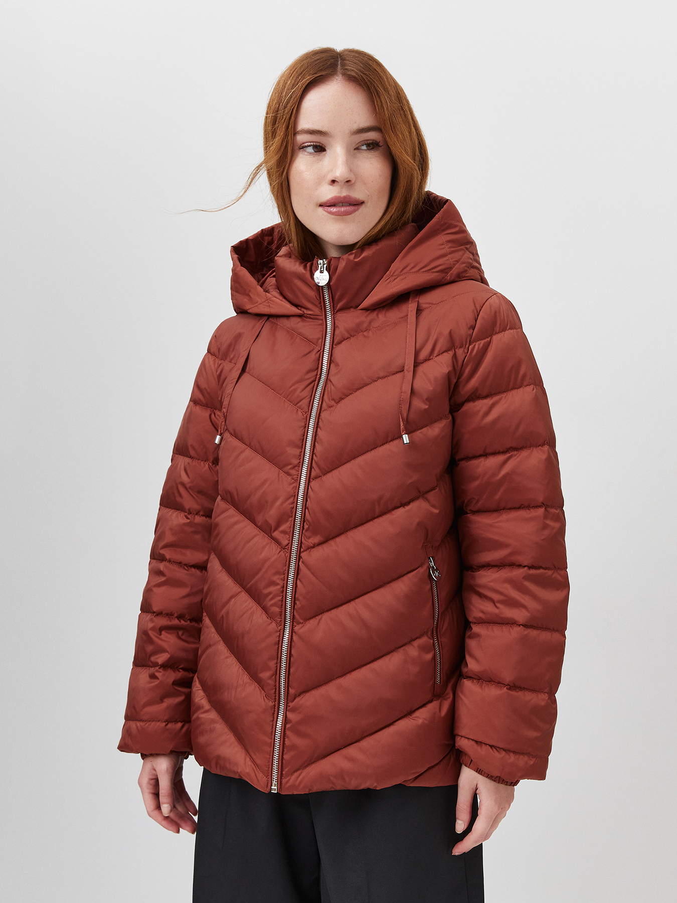 

Куртка женская Just Clothes 443623 коричневая 44 RU, Коричневый, 443623