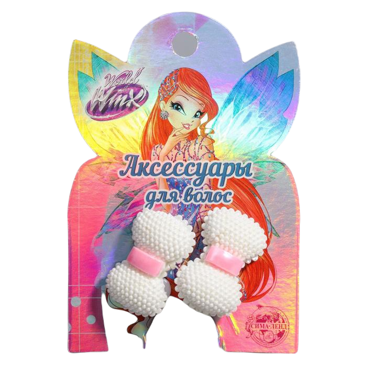 Заколка женская WINX World of WINX, белый. Цвет: белый