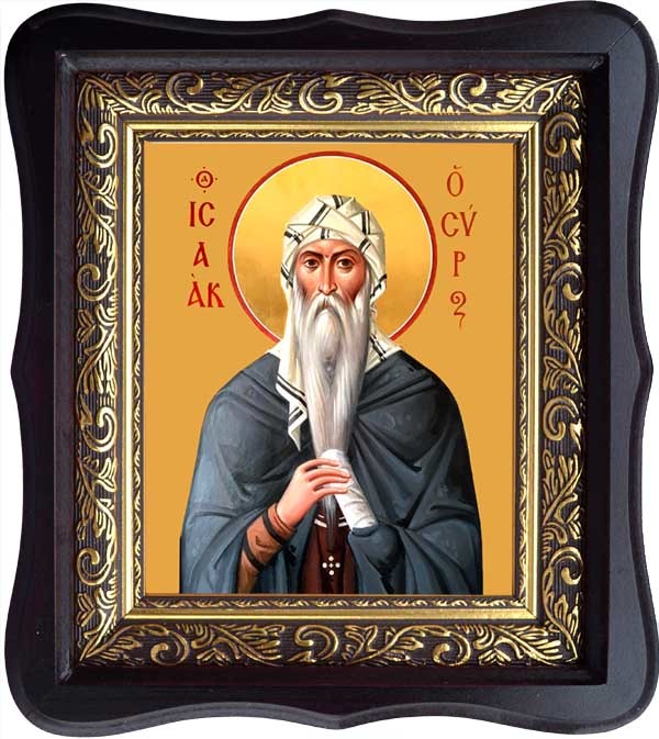 

Исаак Сирин, Ниневийский преподобный. Икона на холсте.