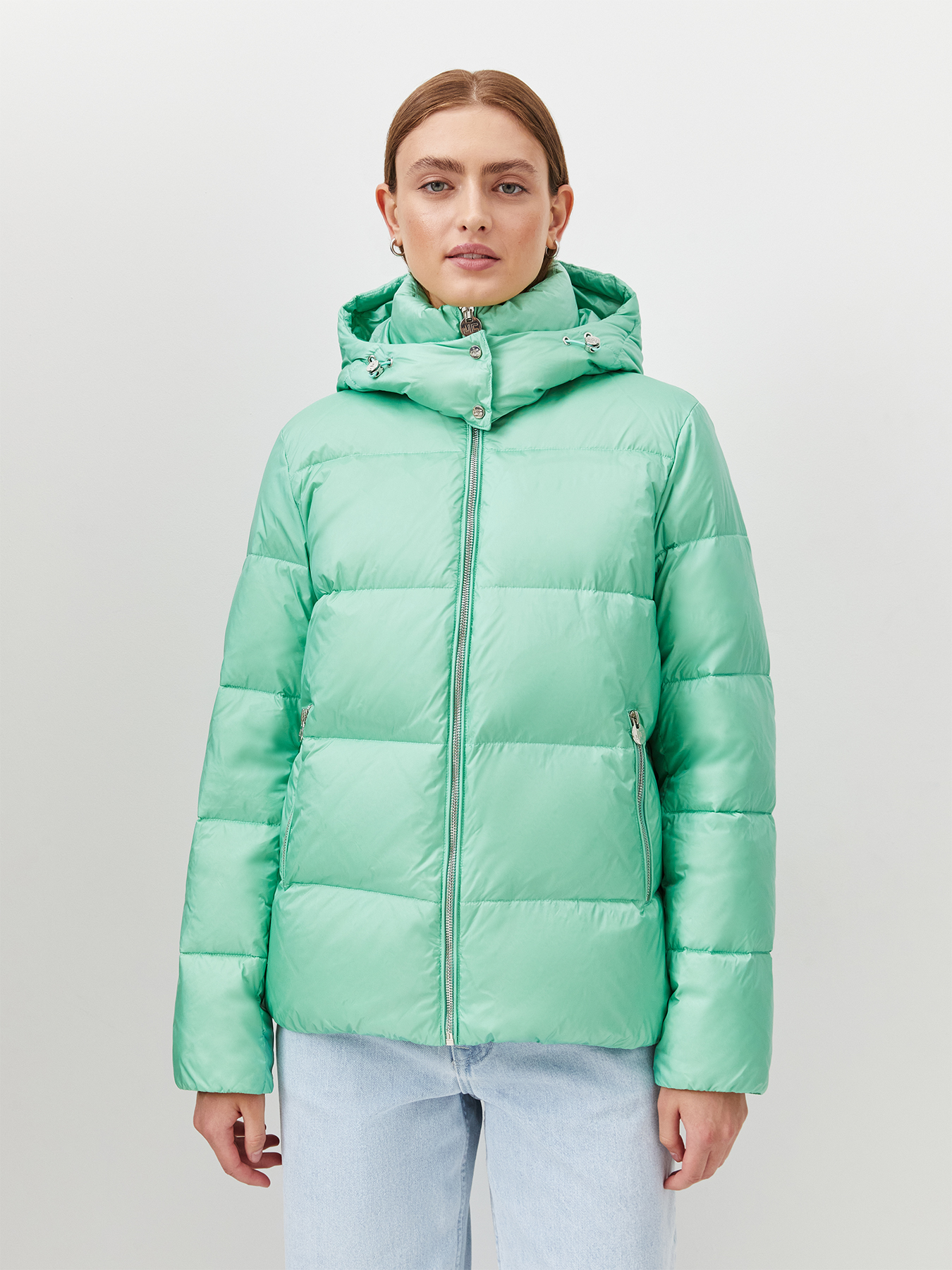 

Куртка женская Just Clothes 443624 зеленая 46 EU, Зеленый, 443624