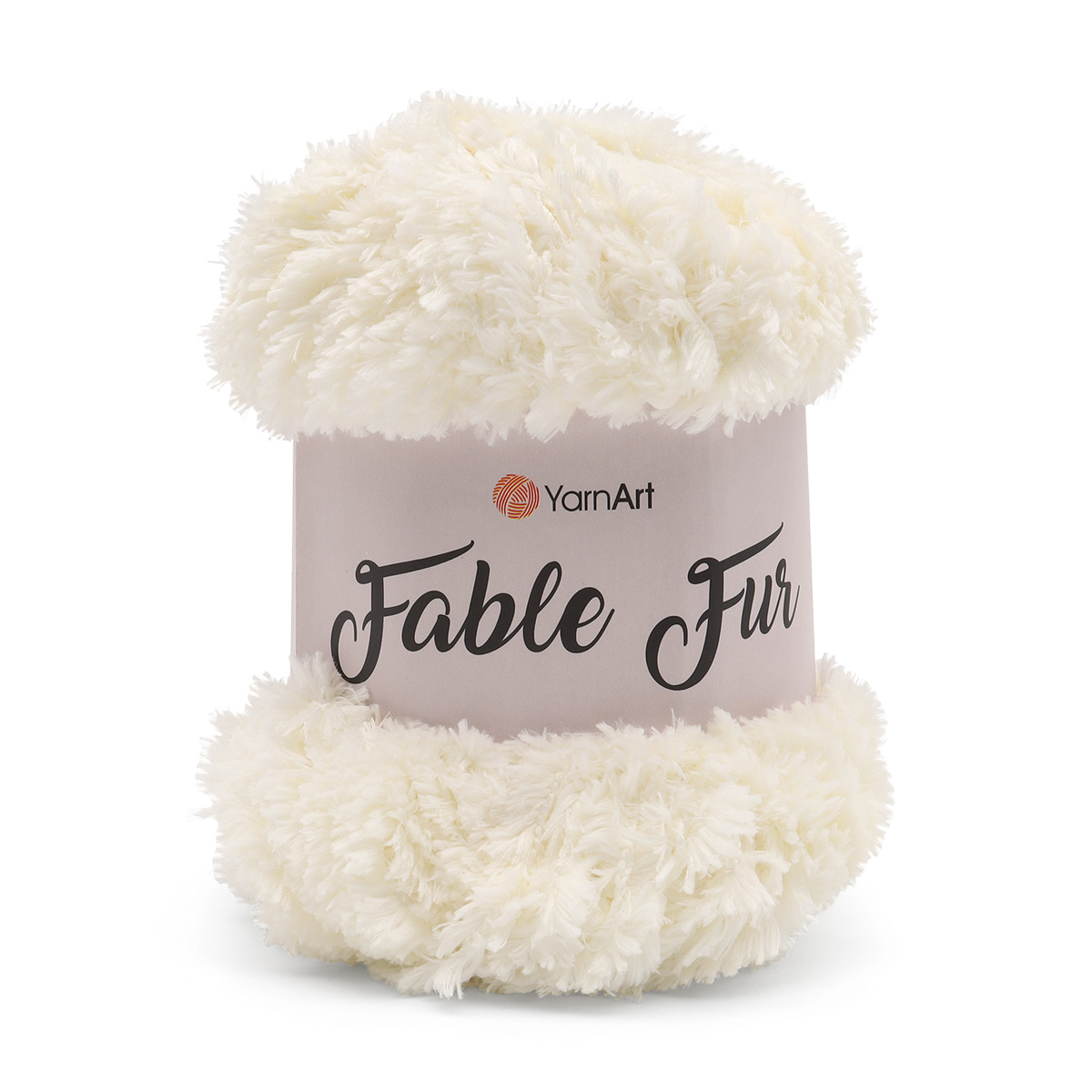 

Пряжа YarnArt 'Fable Fur', 100г, 100м (100% микрополиэстер) (966 молочный), 5 мотков