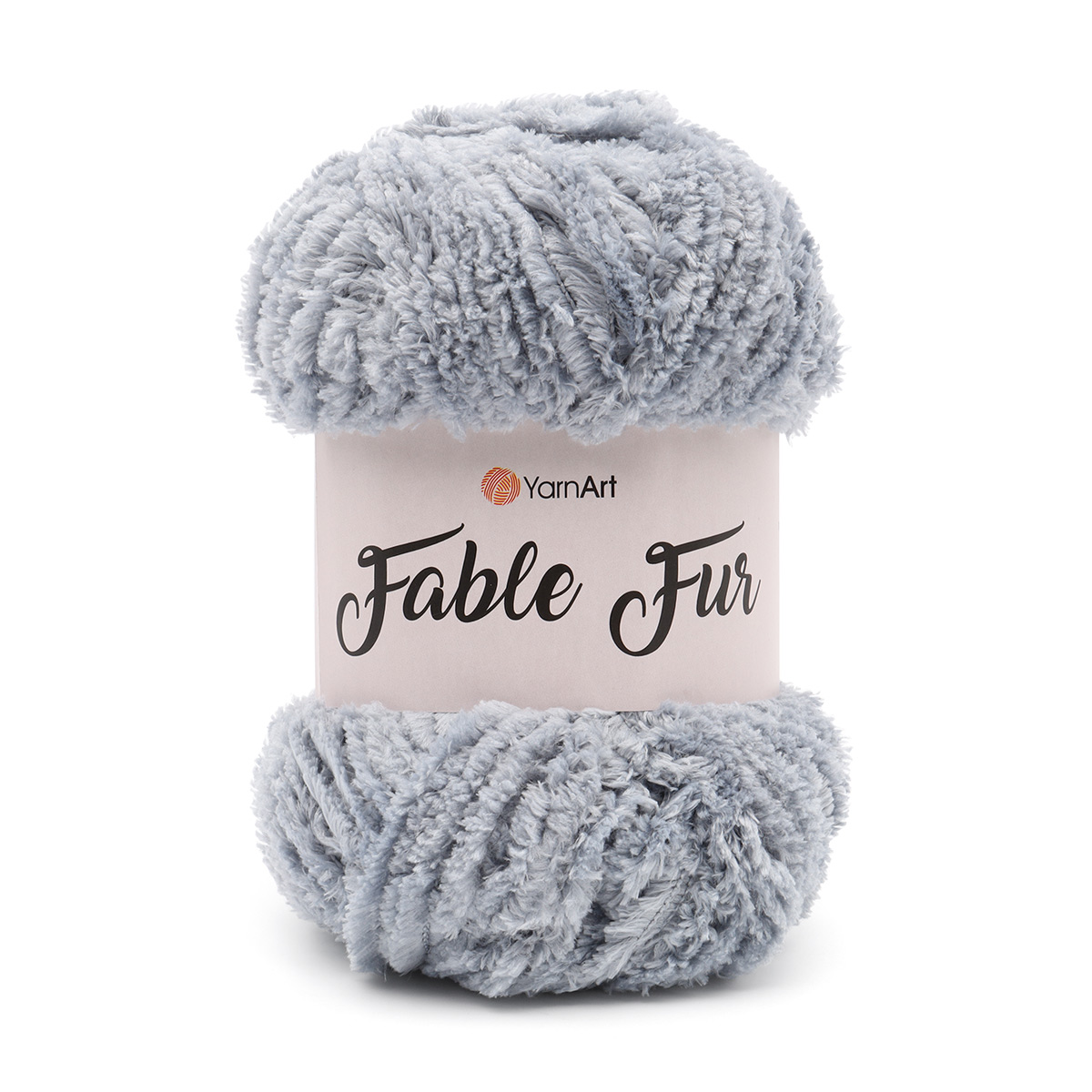 

Пряжа YarnArt 'Fable Fur', 100г, 100м (100% микрополиэстер) (972 серо-голубой), 5 мотков, Серый