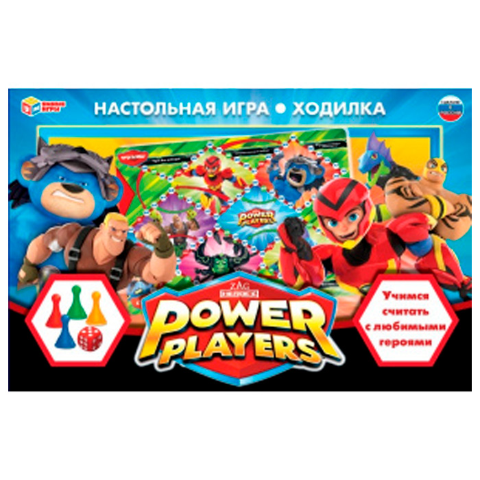 

Игра Умка Power Players.Ходилка 4650250518310 /20/