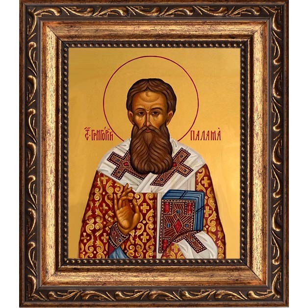 

Григорий Палама, Солунский Святитель. Икона на холсте.