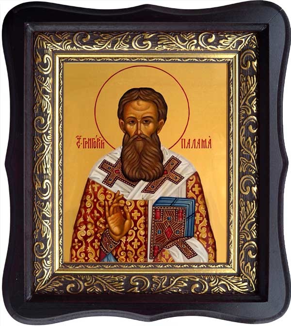 

Григорий Палама, Солунский Святитель. Икона на холсте.