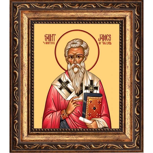 

Иаков Святой апостол, брат Господень. Икона на холсте.
